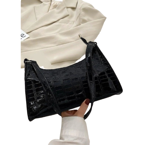 Black handbag bella for women